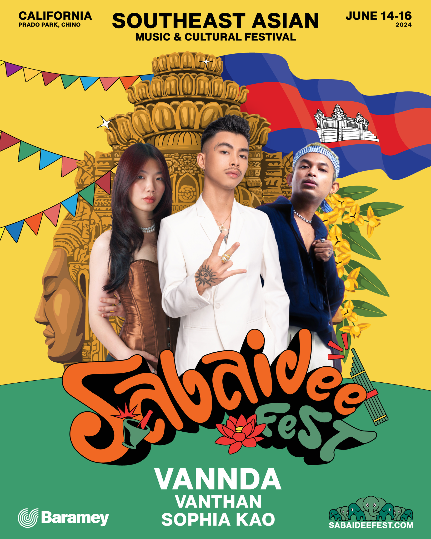 Announcement poster for Vannda Vanthan and Sophia Kao