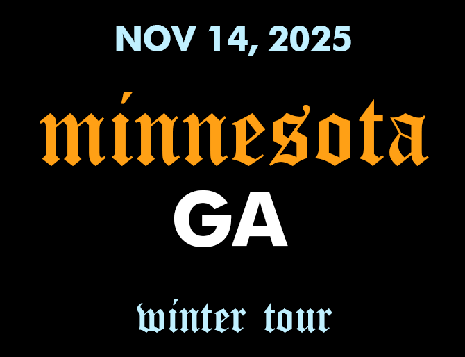 2025 WINTER TOUR - MINNESOTA - NOV 14 2025
